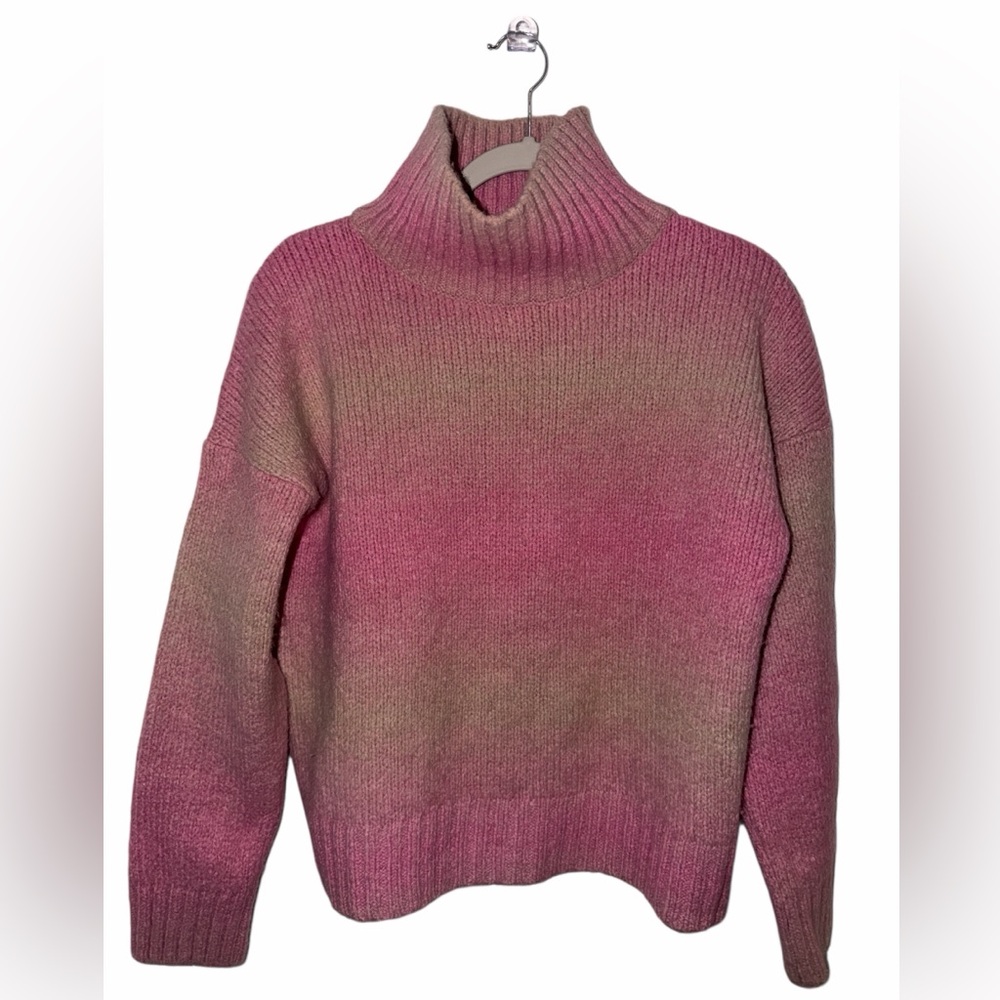 Maje Pink ombré  Women's Sweater large